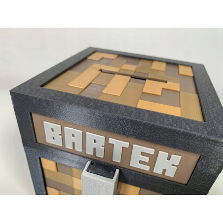 OUTLET Skarbonka w stylu Minecraft box