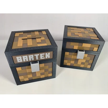OUTLET Minecraft-Style Piggy Bank Box