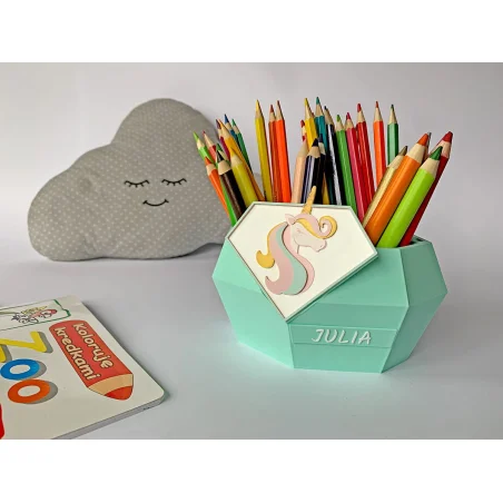 Large Crayon Holder Changer Patterns Desk Organizer