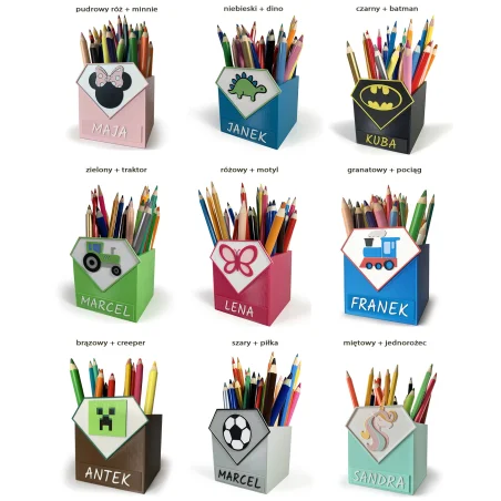 Changer M Crayon Holder Patterns