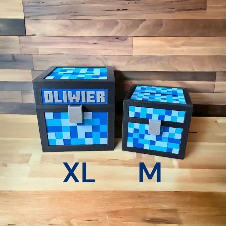 Piggy Bank M in Minecraft BIO Style
