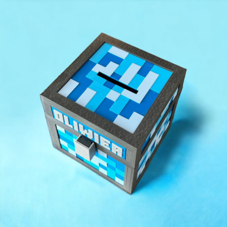 Skarbonka XL w stylu Minecraft BIO