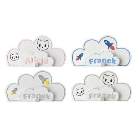 Cloud Crayon Holder with Name BIO