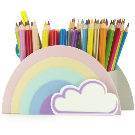 Rainbow Crayon Holder with Name BIO Crayon Organizer