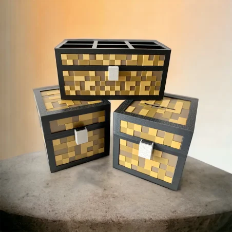 XL Box with Name in Minecraft Style ECO