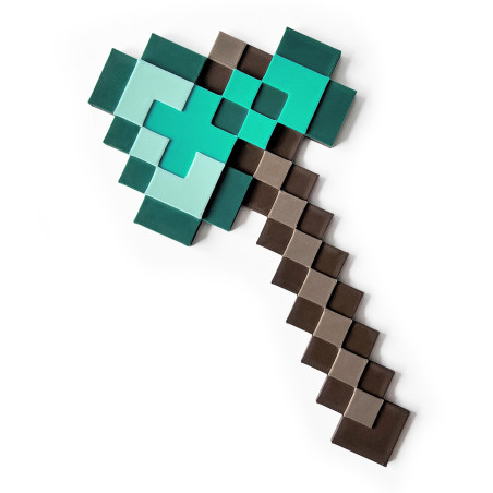 Naklejka na ścianę w stylu Minecraft Siekierka Diamond