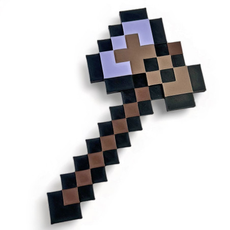 Naklejka na ścianę w stylu Minecraft Siekierka Netherite