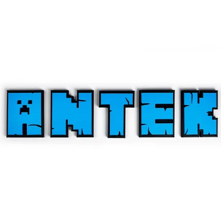 XL Letters for Wall/Door in 3D Minecraft Style