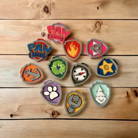 3D Eco-Friendly Paw Patrol Keychain Charm