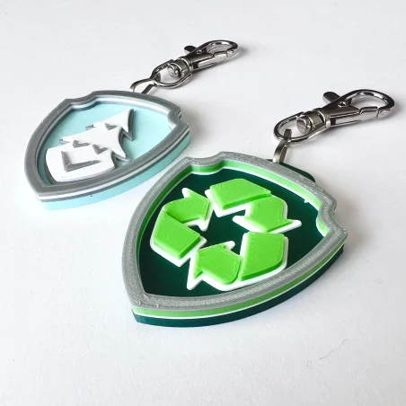 3D Eco-Friendly Paw Patrol Keychain Charm