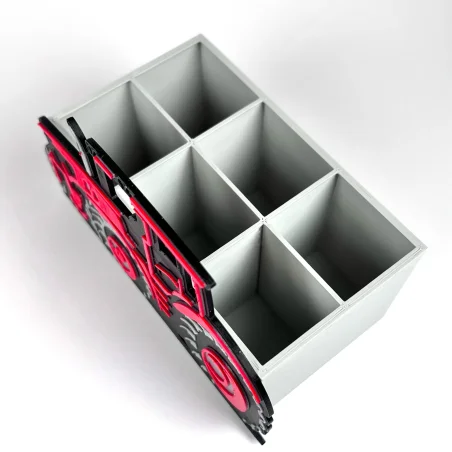 Desk Organizer with a Tractor Theme