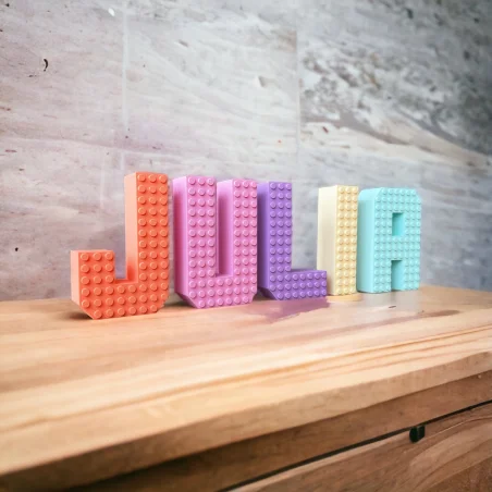 Standing XL Letters in Block Style - A Fun Decoration for Your Child's Room