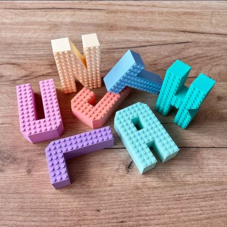 Standing XL Letters in Block Style - A Fun Decoration for Your Child's Room