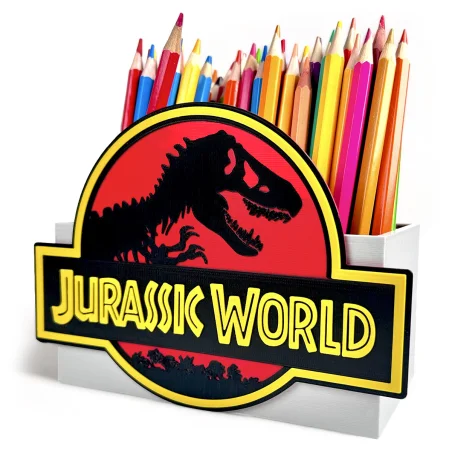 Desk Organizer in Jurassic Style
