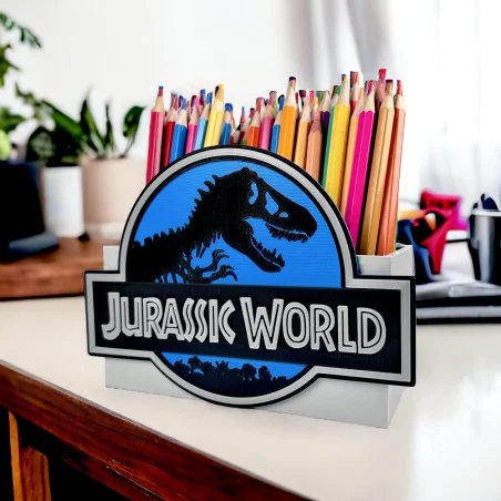 Desk Organizer in Jurassic Style