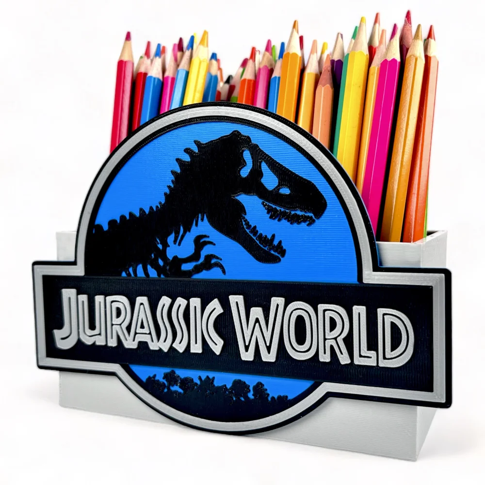Desk Organizer in Jurassic Style