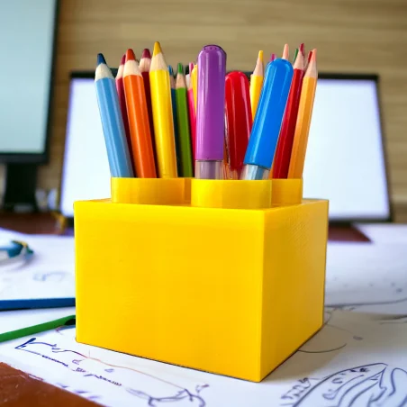 Small Block Crayon Holder Organizer