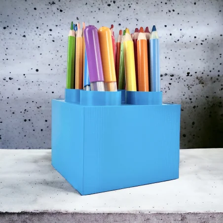 Small Block Crayon Holder Organizer