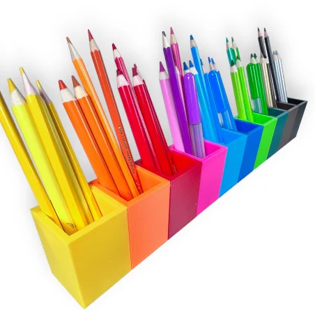 Crayon Holder and Desk Organizer - 10 Colors - Montessori Style