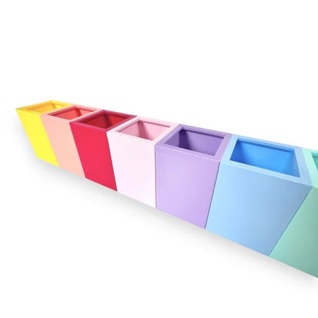 Crayon Holder and Desk Organizer - 10 Pastel Montessori Colors