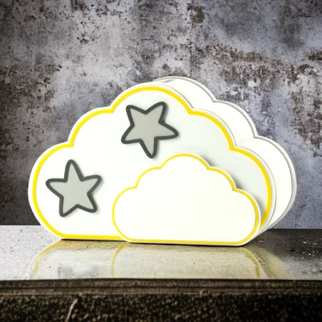 Cloud Piggy Bank for Kids with Name BIO