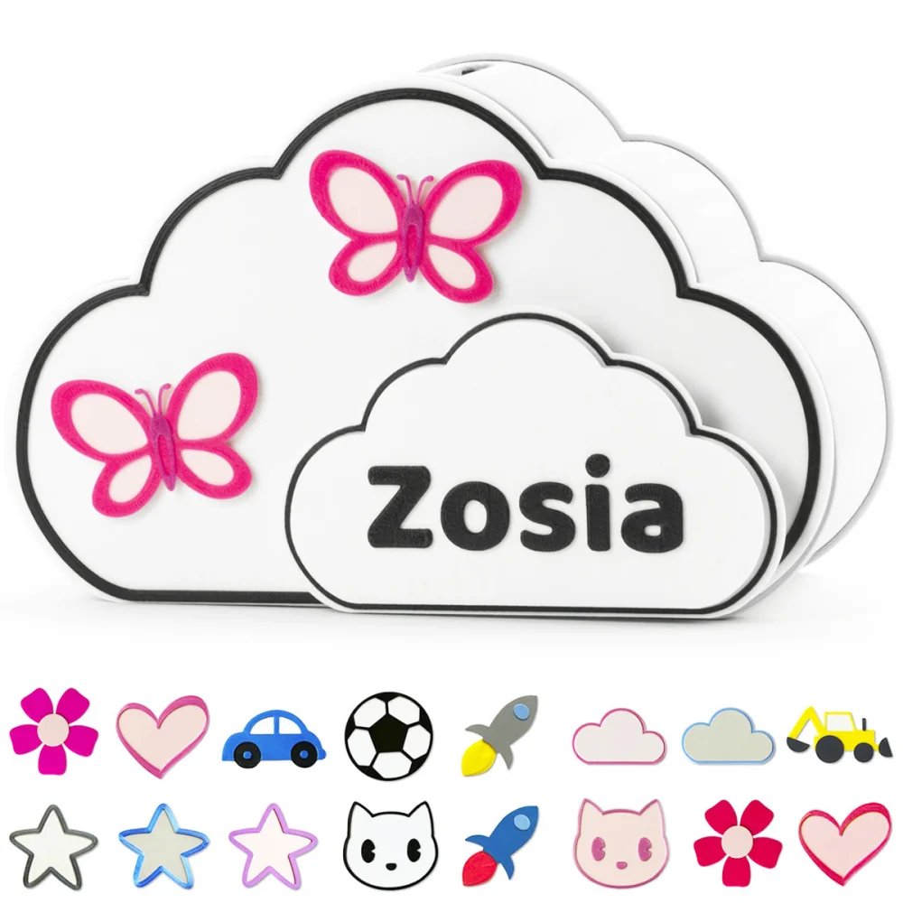 Personalized Cloud Piggy Bank for Children BIO