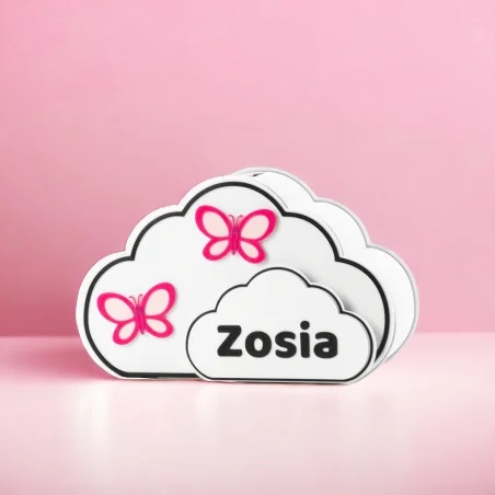 Personalized Cloud Piggy Bank for Children BIO