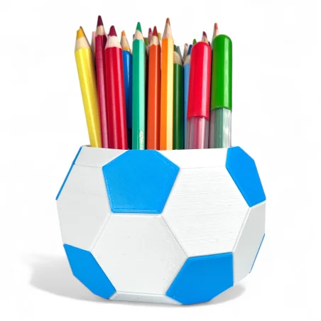 Small Soccer Ball Crayon Holder Organizer