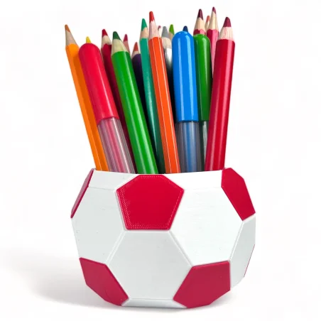 Small Soccer Ball Crayon Holder Organizer
