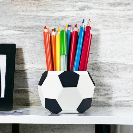 Small Soccer Ball Crayon Holder Organizer
