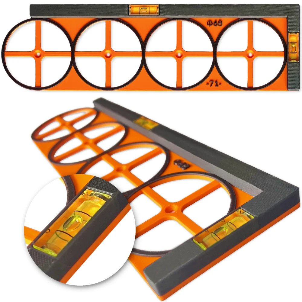 Template for Measuring Electrical Outlet Box Holes 4o Kajawis