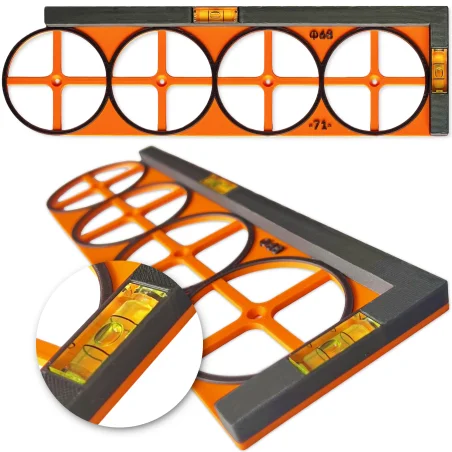Template for Measuring Electrical Outlet Box Holes 4o Kajawis