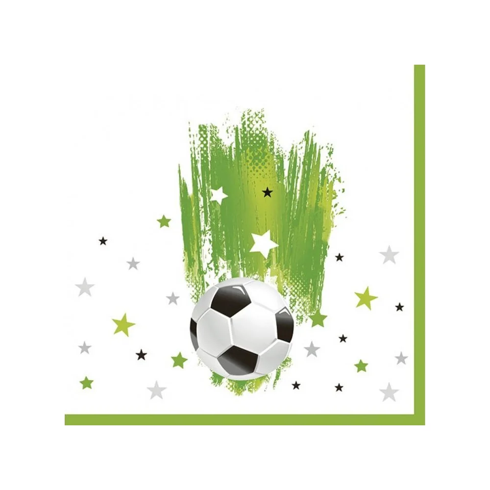 Birthday Napkins Soccer Ball Footballer's Birthday 20 pcs.