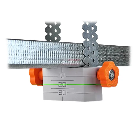 5x UCHWYT DO POZIOMOWANIA sufitu podwieszanego SHORT GRIP profil CD60 ES