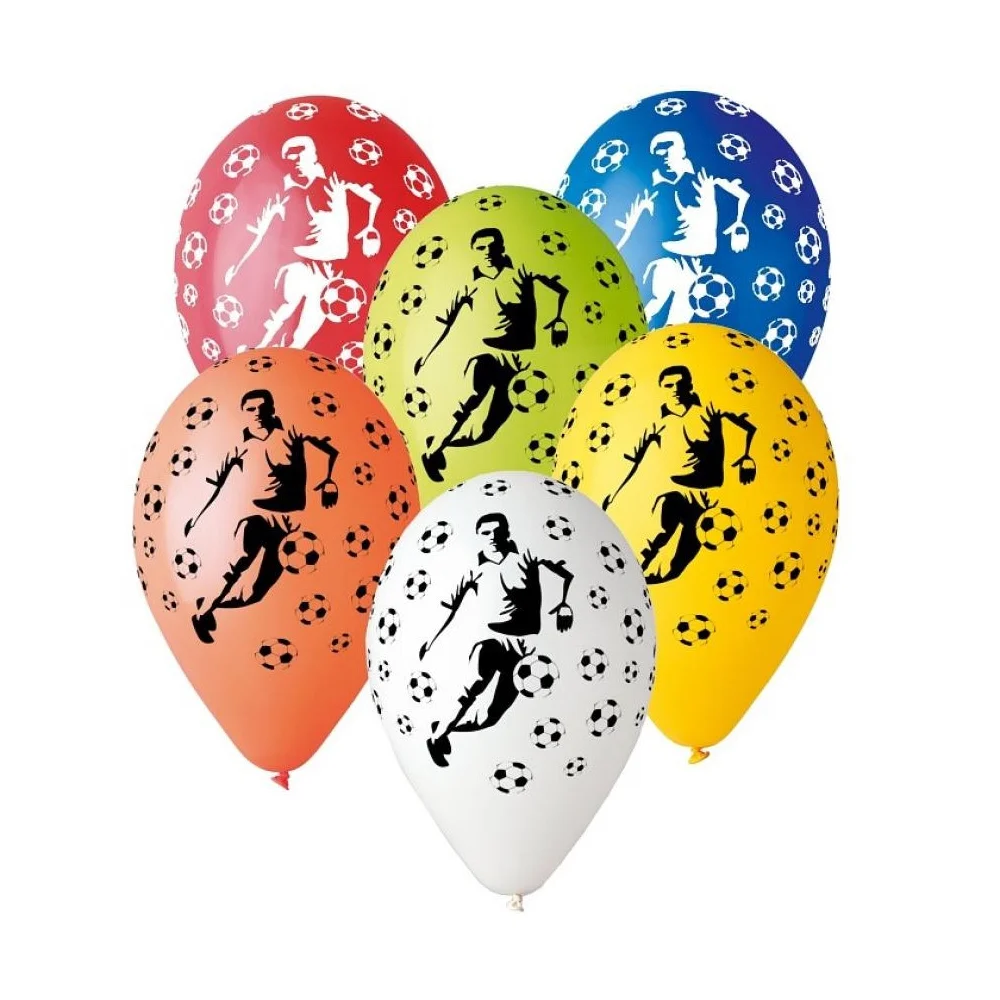Balloons Soccer Set of Balloons for a Footballer's Birthday Football 5pcs
