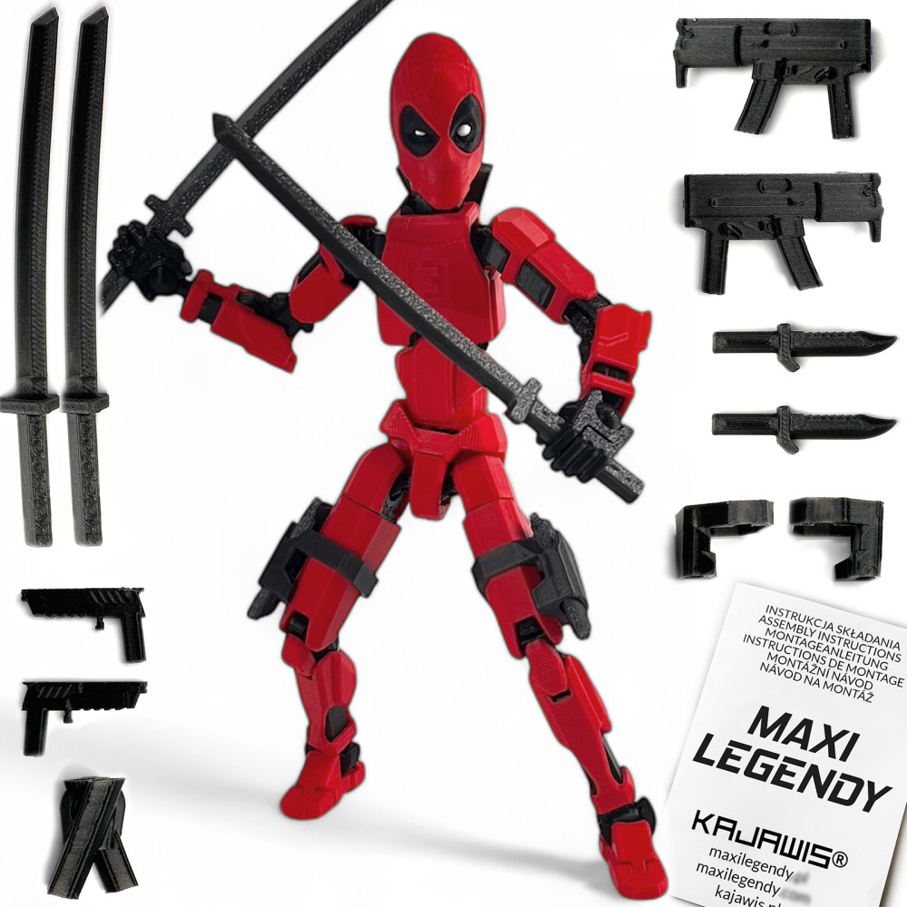 Figurka kolekcjonerska Deadpool 17cm oryginalna MAXI LEGENDY mini legendy KAJAWIS