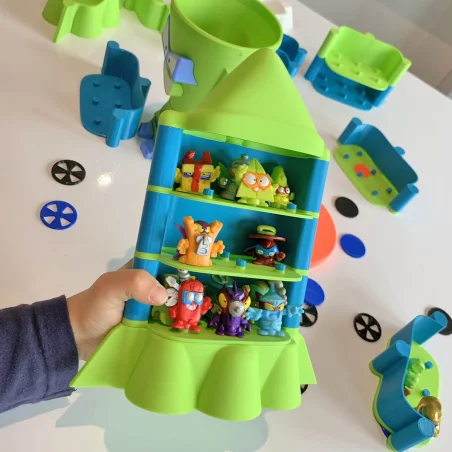 Rocket Shelf for Super Zings - Holds 38!