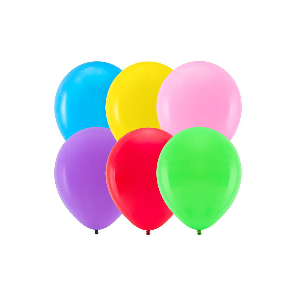 Kolorowe balony urodzinowe Mix kolorów Balonów 10szt. Balony lateksowe