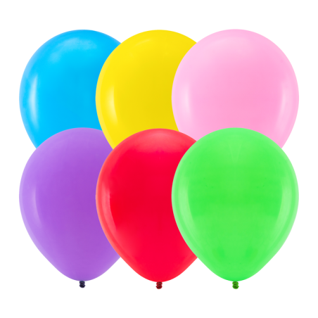 Kolorowe balony urodzinowe Mix kolorów Balonów 10szt. Balony lateksowe