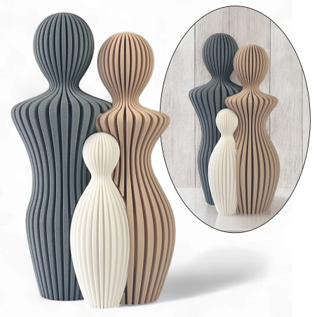 Figurka rodziny 3D