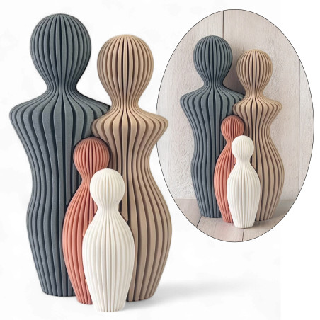 Figurka rodziny 3D