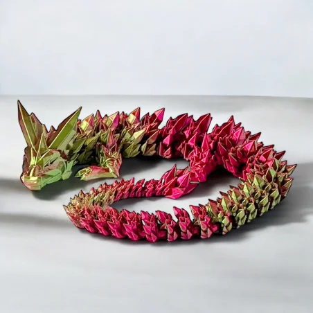 3D Dragon Figurine Crystal Dragon 35cm Room Decoration