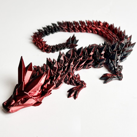 copy of Smok 3D Dragon Figurka smoka Kryształowy smok 42cm Dekoracja pokoju