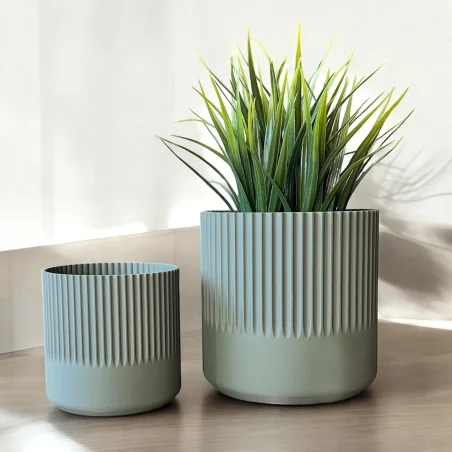 Unbreakable Beige Flower Pot 10cm