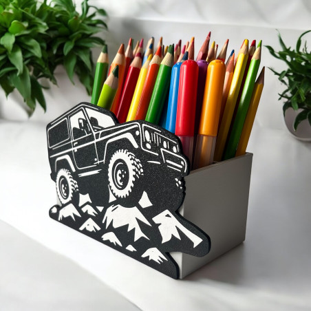 Organizer na biurko z motywem offroad 4x4