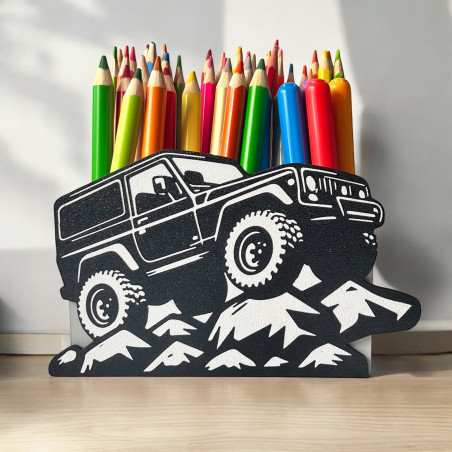 Organizer na biurko z motywem offroad 4x4