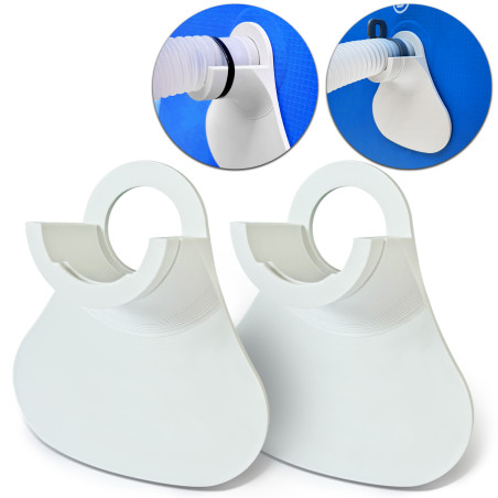 2x PODPORA DO RUR BASENU UCHWYT WSPORNIK DO WĘŻA RURY INTEX BESTWAY Ø 32 mm
