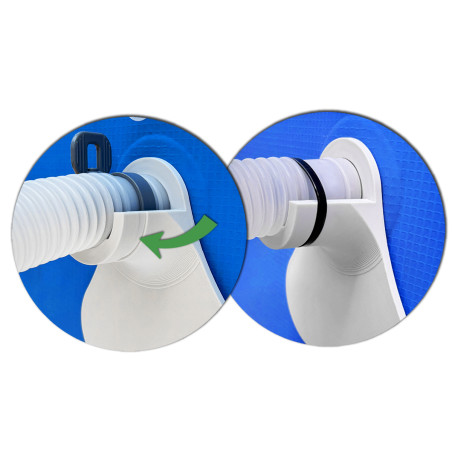 2x PODPORA DO RUR BASENU UCHWYT WSPORNIK DO WĘŻA RURY INTEX BESTWAY Ø 32 mm