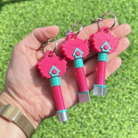 SQUID GAME KEY – Keychain with Hide&Seek charm | RING