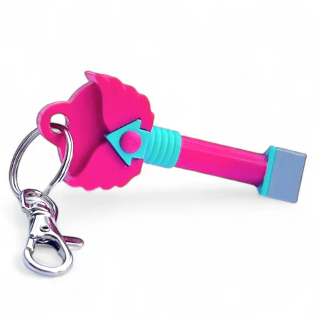 SQUID GAME KEY – KEYCHAIN with Hide&Seek charm | TRIANGLE